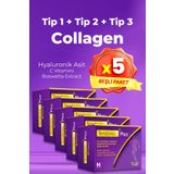 Tendonom Plus Tip 1-2-3 Kollajen Hiyalüronik Asit 60 Kapsül X 5 Adet