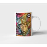 Tengen Uzui Demon Slayer Anime Yılbaşı Tasarım Kupa - Hediyelik Kupa - Baskılı Kupa - 001 - Beyaz - 300 ml