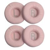 Tenlang JBL Tune 600 T450 T450BT T500BT JR300BT için 2 Çift Premium Yedek Kulak Pedleri Minder Kılıfı, Gürültü Önleyici Kulaklık Kulaklık Hafızalı Köpük Kulak Pedleri, Yumuşak Protein Deri (pembe)