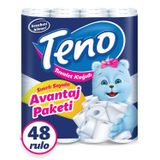 Teno Avantaj Paket Tuvalet Kağıdı 48 Rulo (16 Rulo x 3 Paket)