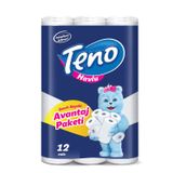 Teno Tuvalet Kağıdı Ultra 2 Katlı Beyaz 12 Adet