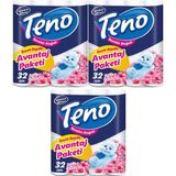 Teno Ultra Tuvalet Kağıdı Çift Katlı 96 Lı Paket Pudra Kokulu (Avantaj Pk Serisi) (3pk*32) - Beyaz