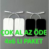 Tens Elektrodu 5X10 Cm, 6 Paket, Toplam 24 Pedi, Rahat ve Güvenli Kullanım Için Ideal - Ahşap