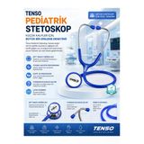 Tenso Pediatrik Stetoskop | Çocuk Muayene Steteskopu | Hassas Akustik Dinleme | Mavi Stetoskop