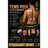 #Tenspedi Kablolu Yumuşak Esnek Medikal Elektrot Yapışkanlı 10 Paket 40 Adet Tens Pedi 5×5 Cm