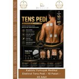 #Tenspedi Profesyonel Fizik Tedavi Medikal Elektrot Yüksek İletkenlikli 40 Adet Tens Pedi 5×5 Cm