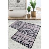 Tent Banyo Halısı Djt 2li Set Banyo Paspası Kaymaz Tabanlı Klozet Takımı
