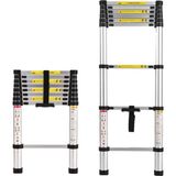 Tenttech Teleskopik Merdiven 3,2 M 11 Basamak - Alüminyum, Katlanır