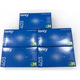 Tenty 403 Mavi Nitril Pudrasız Muayene Eldiveni M Beden 5 Adet