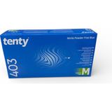 Tenty 403 Mavi Nitril Pudrasız Muayene Eldiveni M Beden