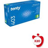 Tenty 403 Pudrasız Nitril Eldiven L Beden Mavi 20 x 100 Adet