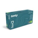 Tenty Flex A Muayene Eldiveni Latex Pudrasız L Beden 100&prime;lü