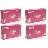 Tenty Flex Tenty Vinil Muayene Eldiven Medium 100 Lük 4 Pk - Beyaz