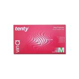 Tenty Vina Şeffaf Vinil Eldiven Pudrasız Medium (m) Beden 100'lü Paket