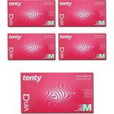 Tenty Vinil Şeffaf Pudrasız Temizlik Eldiveni Vina 5'li Set Medium (5X100)