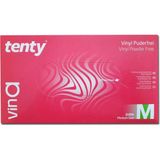 Tenty Vinil Şeffaf Pudrasız Temizlik Eldiveni Vina Medium 100'LÜ