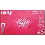 Tenty Vinil Şeffaf Pudrasız Temizlik Eldiveni Vina Small 100'LÜ