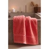 Teohomelinens Ephesus Banyo Havlusu Seti, 2'li Set, %60 Bambu %40 Pamuk, Nar Çiçeği - 70 x 140 cm