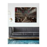 Teona Ahşap Atatürk Meclis Görünümü Dekoratif Ahşap Mdf Dikdörtgen Ev,İşyeri Duvar Tablo