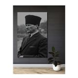 Teona Ahşap Atatürk Portresi Ahşap Mdf Dekoratif Dikdörtgen Ev,İşyeri Duvar Tablo