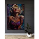 Teona Ahşap Marilyn Monroe Pop Art Ahşap Mdf Dekoratif Dikdörtgen Ev,İşyeri Duvar Tablo