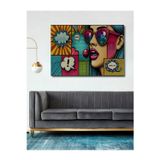 Teona Ahşap Pop Art Tarzı Renkli Dekoratif Ahşap Mdf Dikdörtgen Ev,İşyeri Duvar Tablo