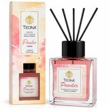 Teona Oda Kokusu 110 ml – Reed Diffuser – Uzun Süreli Ferah Koku (PUDRA) | Cam Şişe Tasarımı, Ayarlanabilir Yoğunluk, Ev ve Ofis Kullanımı,