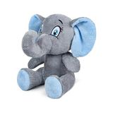 TeOra Store 20-25 cm Figürlü Pelüş Ayıcık, 20 cm Teddy Bear,sevgiliye Hediye,ayı Teddy,peluş Ayıcık,plush Toys,ofis Hediyesi,renkli,iyi Ki Varsın,tişörtlü,maymun,eşek,civciv,inek (Mavi Fil) - 01-Mavi