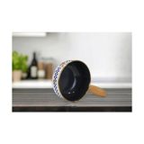 TeOra Store Allegro Emaye Ahşap Kulplu Mini Tava - 51R-Turuncu - 1 L