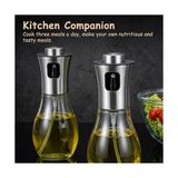 TeOra Store Cam Püskürtmeli Sprey Yağdanlık, 200 ml Kapasiteli, Saydam ve Dayanıklı Yapı, Ev Ofis Restoran Için Kullanımı Için Uygun Airfryer Kızartma Izgara Salata Için Yağ Püskürtücü Cam Yağdanlık