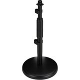 TeOra Store Ds1, Masa Mikrofon Tripodu - 106 Gümüş - 12,5 inç