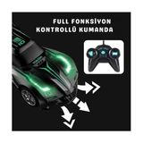 TeOra Store /oyuncak Uzaktan Kumandalı Şarjlı Duman Çıkartan Işıklı Araba Buhar Çıkartan Drift Atan Araba 1:20 Ölçek Full Fonksiyon - 01-Mavi