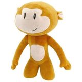 TeOra Store Pepee Soft Velboa Peluş Oyuncak, Maymuş, 30CM - 01-Mavi