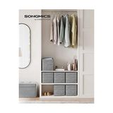 TeOra Store Saklama Kutusu, 6'lı Set, Saplı Dokusuz Kumaş Düzenleme Kutuları, Kutu Saklama, 26 x 26 x 28 Cm, Küp Raf, Katlanır Kutu, Kıyafet Saklama Için, Gri Alacalı RFB026G01 - Option-1