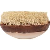 Teos Soap Doğal El Yapımı Eşek Sütlü ve Ballı Kabak Lifli Duş Sabunu 177GR - Seferihisar Zeytinyağı