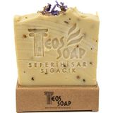 Teos Soap Doğal El Yapımı Lavanta Yağı Sabunu 180GR - Seferihisar Zeytinyağı %90 Daha Yoğun