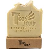 Teos Soap Doğal El Yapımı Pirinç Unu Sabunu 175GR - Seferihisar Zeytinyağı %90 Daha Yoğun
