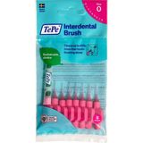 Tepe Arayüz Fırçası 0.4 mm Ekstra Yumuşak Pembe 8'li Renkli Diş Fırçası Seti