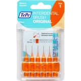 Tepe Arayüz Fırçası 6'lı Turuncu 0,45 mm Özellikli Diş Fırçası Kolay Kullanım