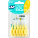 Tepe Blister 6 Adet Extra Soft 0.7 mm Sarı Arayüz Fırçası