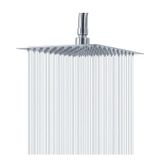 Tepe Duş Başlığı Faumix Kar01 Krom Kare Slim 304 Çelik 20x20 Cm Krom