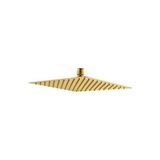 Tepe Duş Başlığı Kare Slim 304 Metal 25X25 cm Altın KTD102-G - 25 x 25 cm