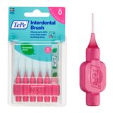 TEPE İnterdental Fırça Orijinal, Diş Temizliği için Yumuşak Diş Fırçası, 6'lı Paket, 0,40 mm, Ekstra Küçük/Küçük Boşluklar, Pembe, Boyut 0