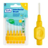 TEPE İnterdental Fırça Orijinal, Diş Temizliği için Yumuşak Diş Fırçası, 6'lı Paket, 0,7 mm, Orta Boşluklar, Sarı, Boyut 4
