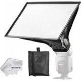 Tepe Kafa Flash Flaş Için 20X30CM Softbox Canon Nikon Sony Fujifilm Yongnuo Pixel Godox