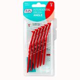 Tepe Kirmizi 0.4 mm 6'li Paket Size İnterdental Brush Angle Arayüz Firçasi
