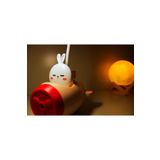 Tepe Lambalı Kalem Traşlı Pembe Uçak Masa Lambası Ve 3 D Led Küre Sarı Gece Lambası