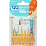 Tepe T201 Blister Extra Soft 0.45 mm Turuncu 6'lı Arayüz Fırçası