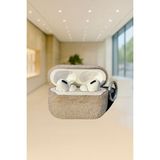 Tepex Airpods Pro 2.nesil Uyumlu Simli Özel Yapım Şık Airpods Kılıfı... - Kahverengi