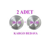 Tepsi Baklava 2 Adet 30 Cm Künefe Kadayıf Tabağı Tepsisi -taban 24 Cm
